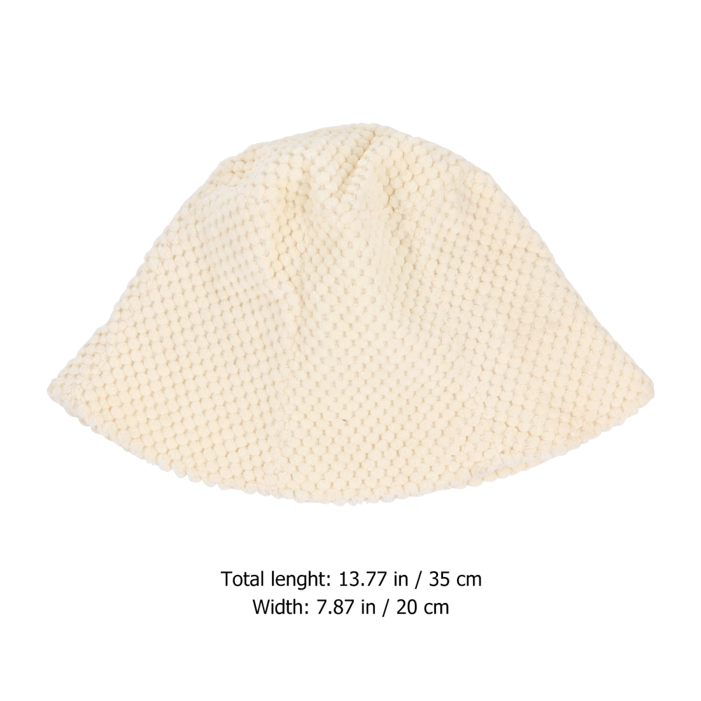 1pc Delicate Fisherman Hat Bucket Hat Warm Hat Warm Fisherman for Winter