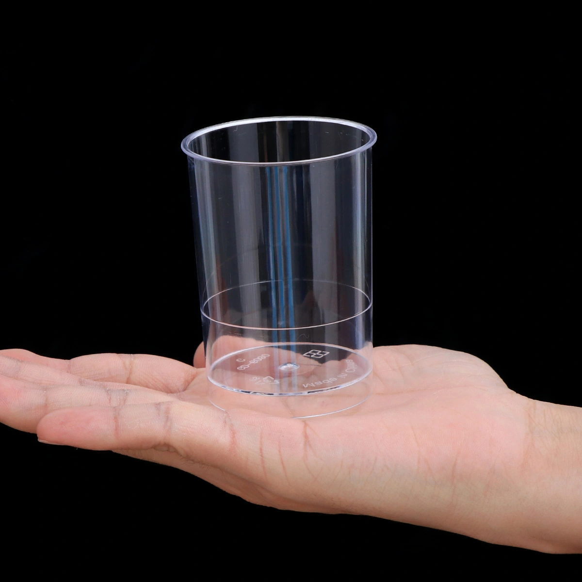 10pcs Plastic Mousse Cup Thickened Transparent Container Straight Cup for Jelly Yogurt Dessert