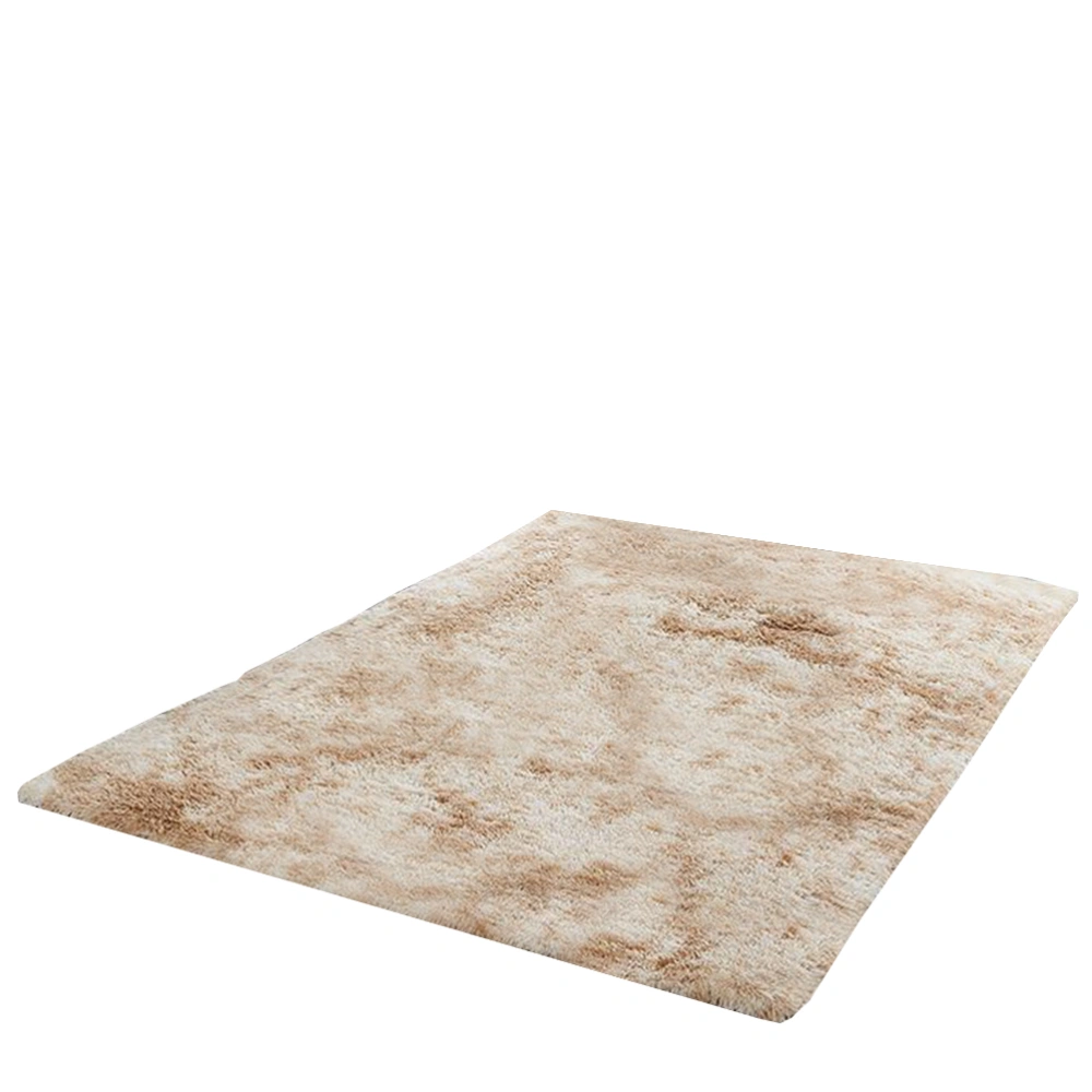 Living Room Carpet Bedroom Carpet Plush Floor Mat Creative Floor Mat Carpet (Khaki)