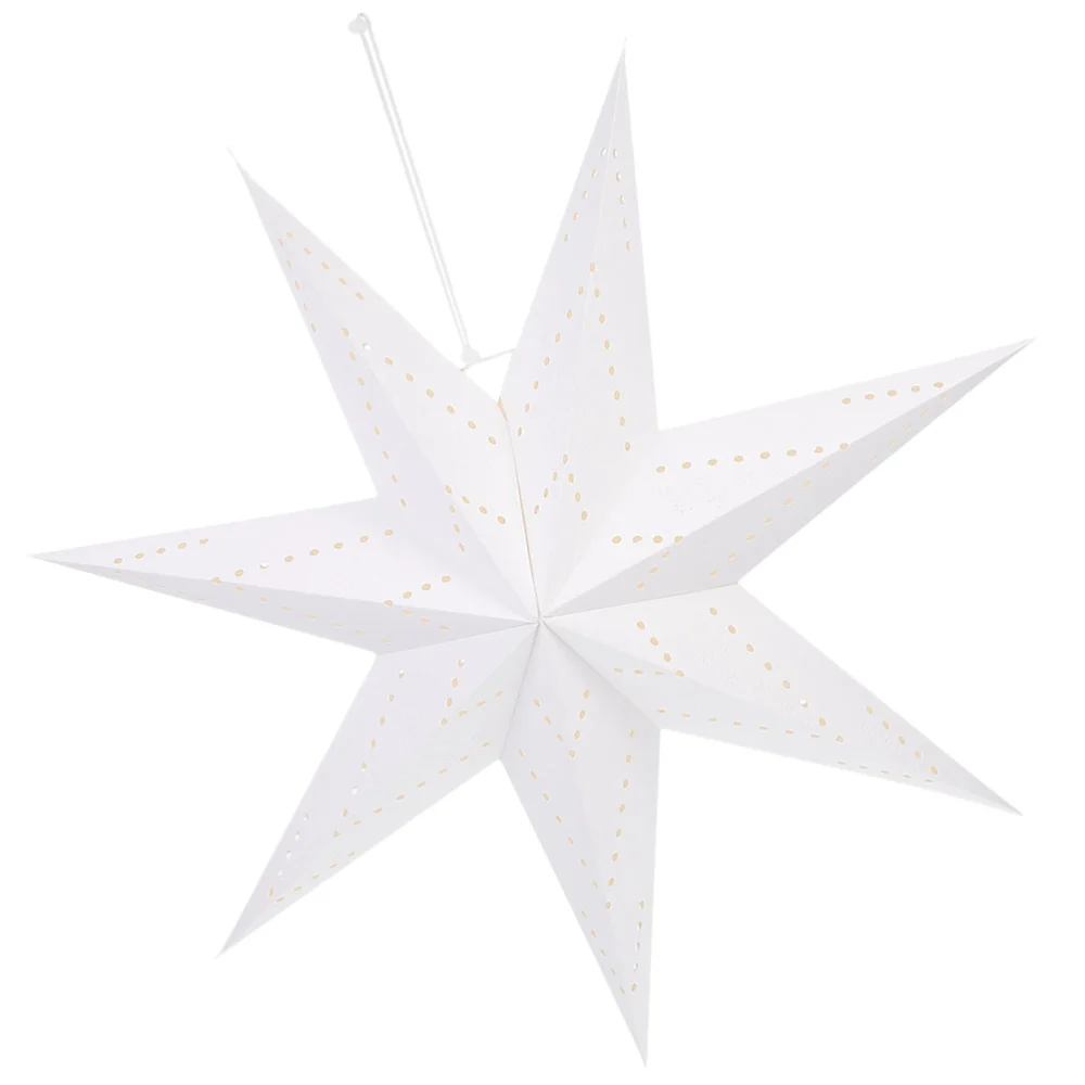 Paper Star Lantern Lampshade Christmas Hanging Lamp Shade Folding Paper Star Lamp Shade