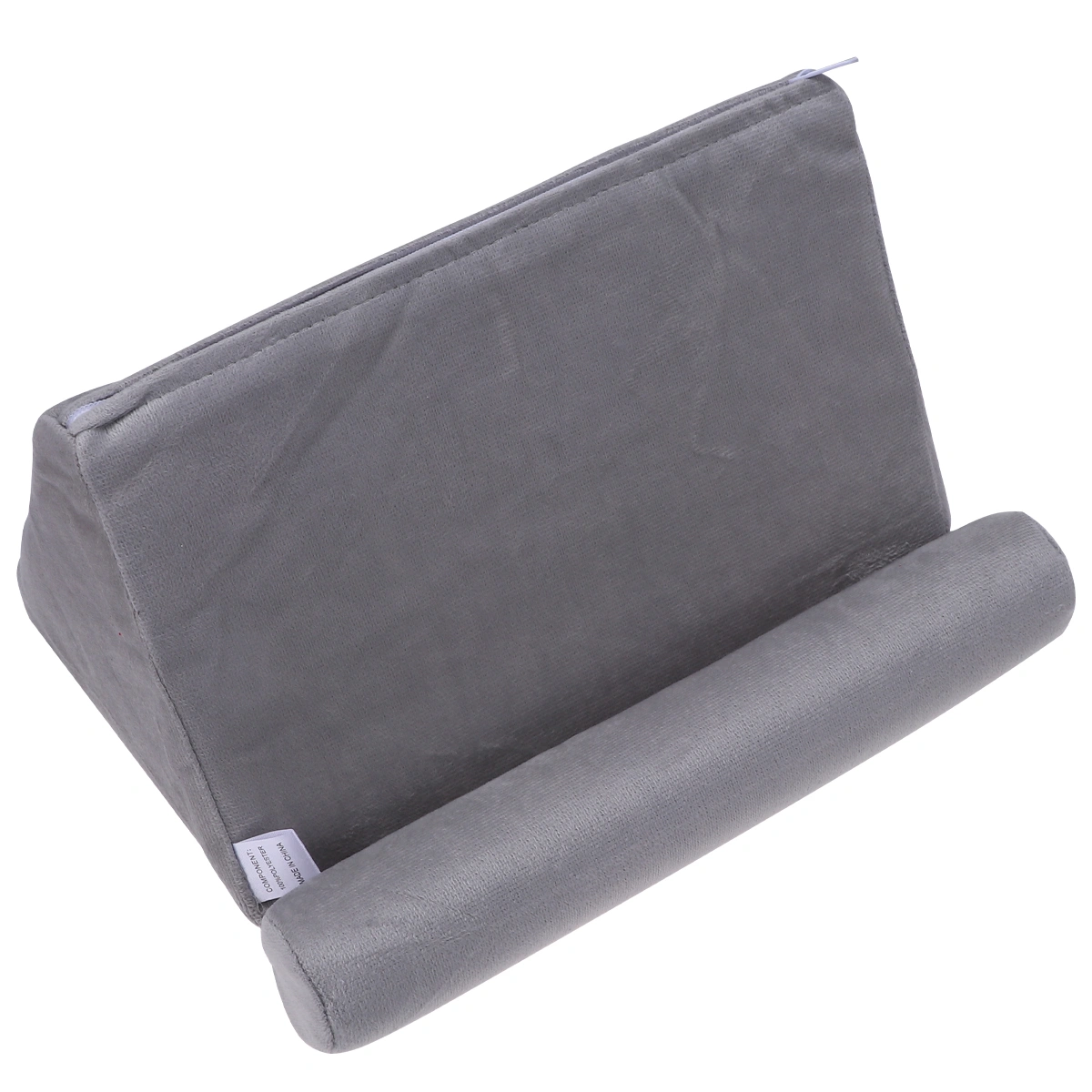 1pc Phone Tablet Multi-angle Triangular Support Pillow Pillow Reading Stand for Home (Light Grey Triangle Pillow)