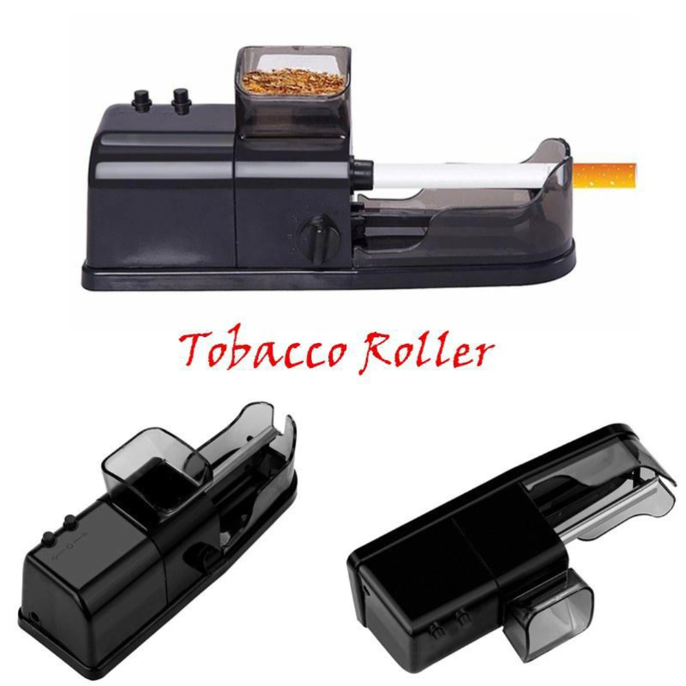 Automatic Electric Tobacco Maker Mini Rolling Machine Tobacco Roller Black (EU Plug)