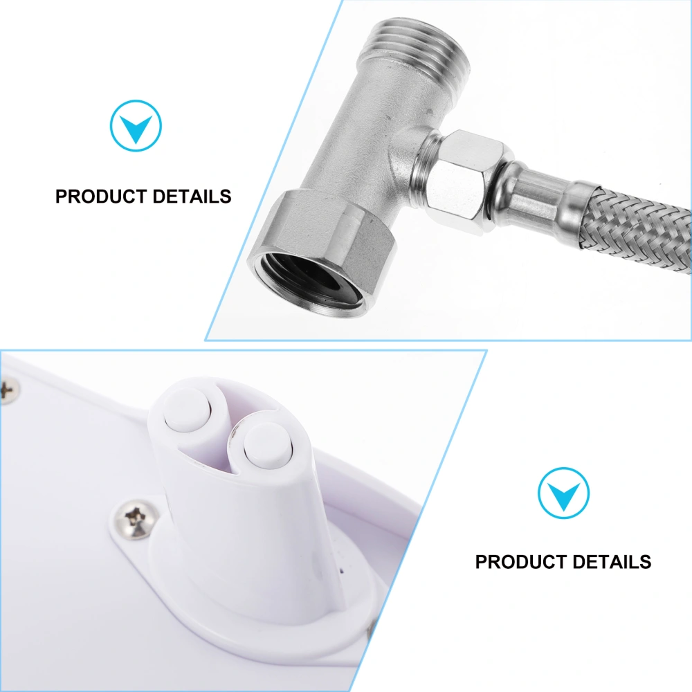 Non-Electric Toilet Bidet Cleaner Manual Water Sprayer with 9/16 Connector