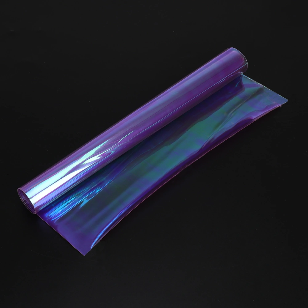 30 x 120cm Car Headlight Protective Film Color Changing Tint Vinyl Wrap (Purple)