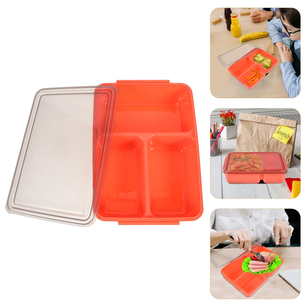 Plastic Lunch Box Lunch Holder Simple Lunch Box Durable Lunch Container Home Supplies