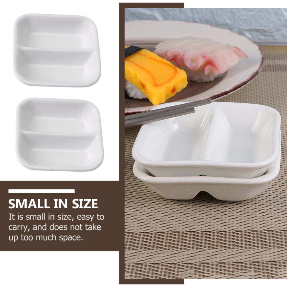 Durable Pure White Ceramic Small Dishes Are Commercial Flavored Dishes (White)