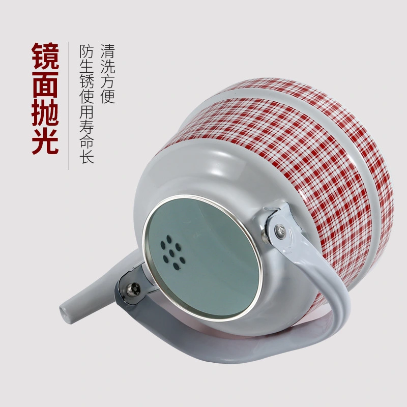 Enamel Kettle Enamel Tea Kettle Coffee Pot Household Teapot Decorative Water Kettle