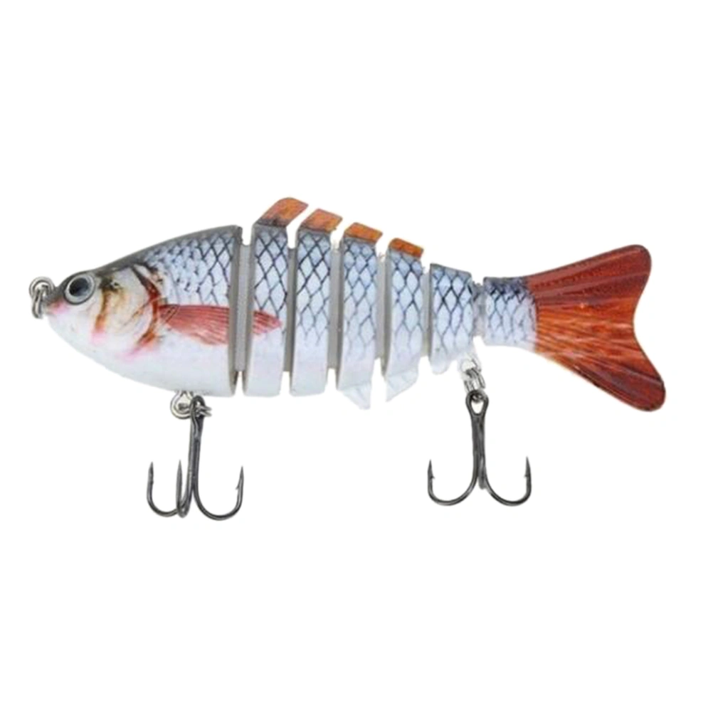 10cm 15.5g Fishing Lure Bait Artificial Hard Bait Salmon Bass Fishing Lures Fishing Tackle Accessories Rotating Tail Tackle (C)