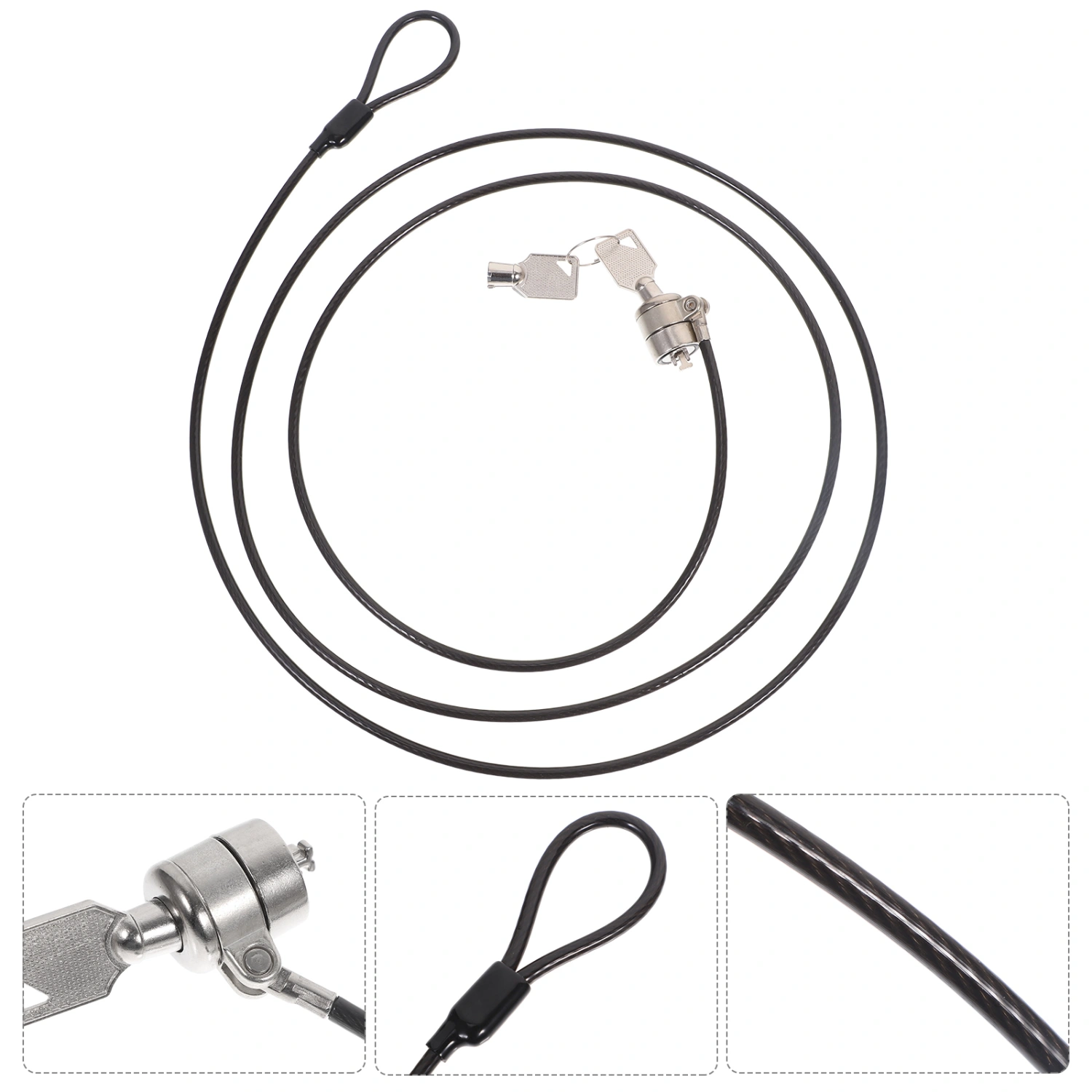 Laptop Locking Cable Keyed Cable Lock Notebook Pc Lock And Security Cable