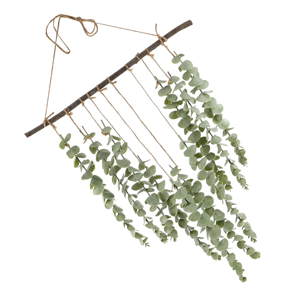 1 Set of Wall-mounted Suspension Simulation Eucalyptus Tree Vine Pendant Decor