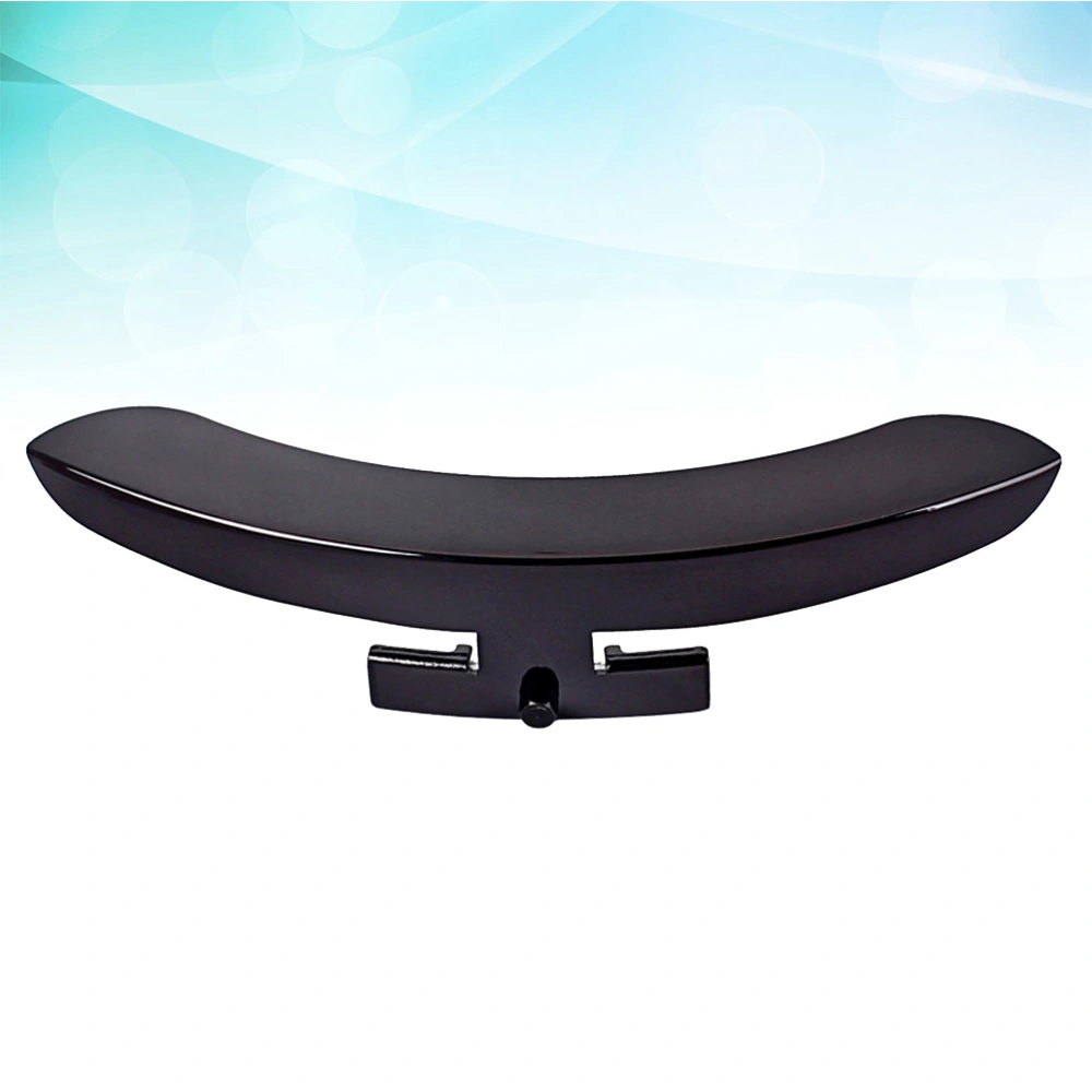 Zinc Alloy Banjo Armrest Replacement Mirror Finish Single Leg Banjo Part (Black)