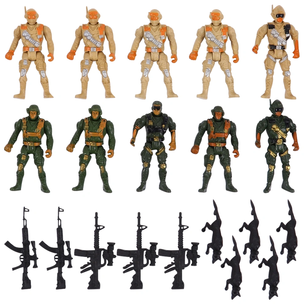 10pcs Interesting Soldier Toys Funny Soldier Figures Soldier Model for Kids