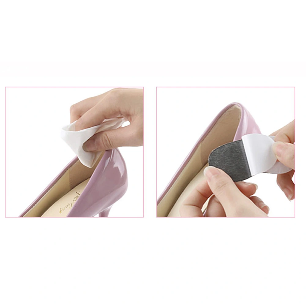 1 Pair of Thickened Sponge Heel Insole Self Adhesive Heelpiece Pads for Lady Women