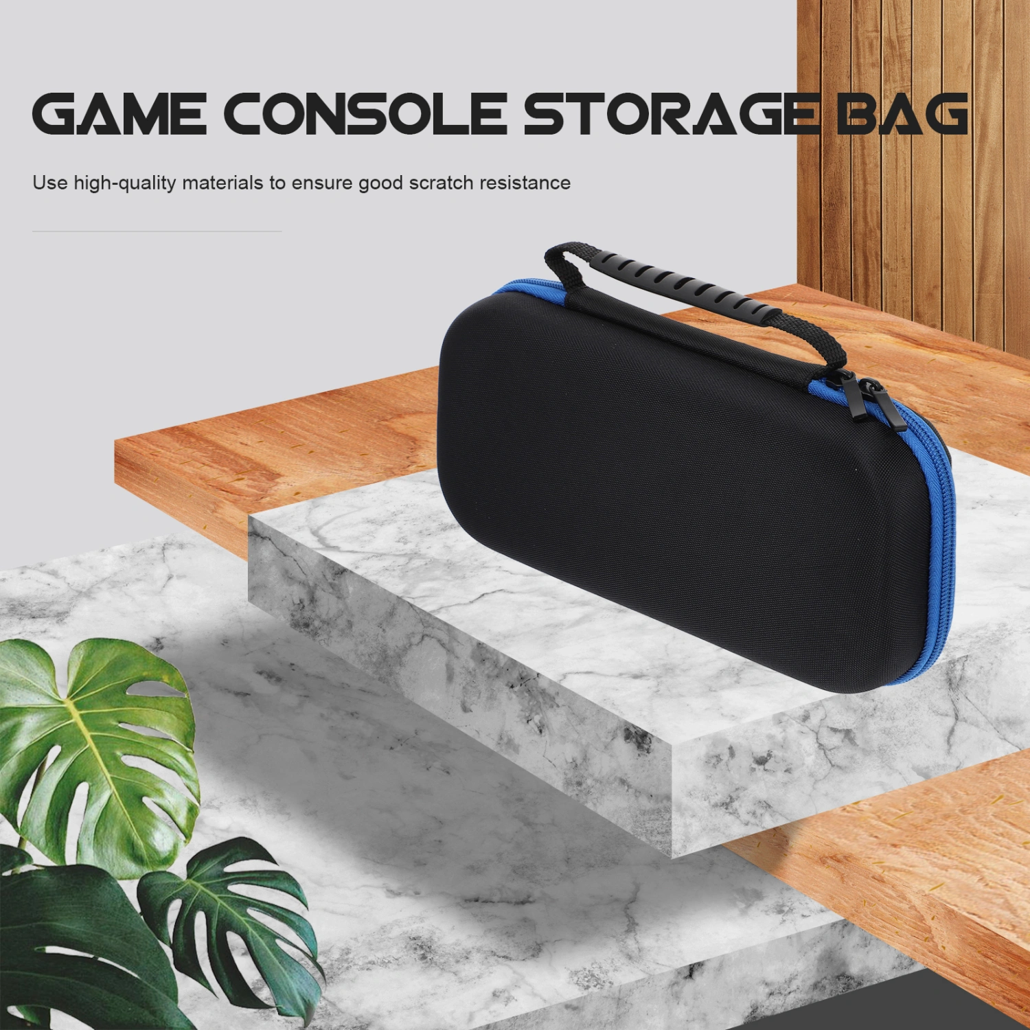 1pc Game Console Carry Case Four Corner Protection Bag Simple Design Storage Bag