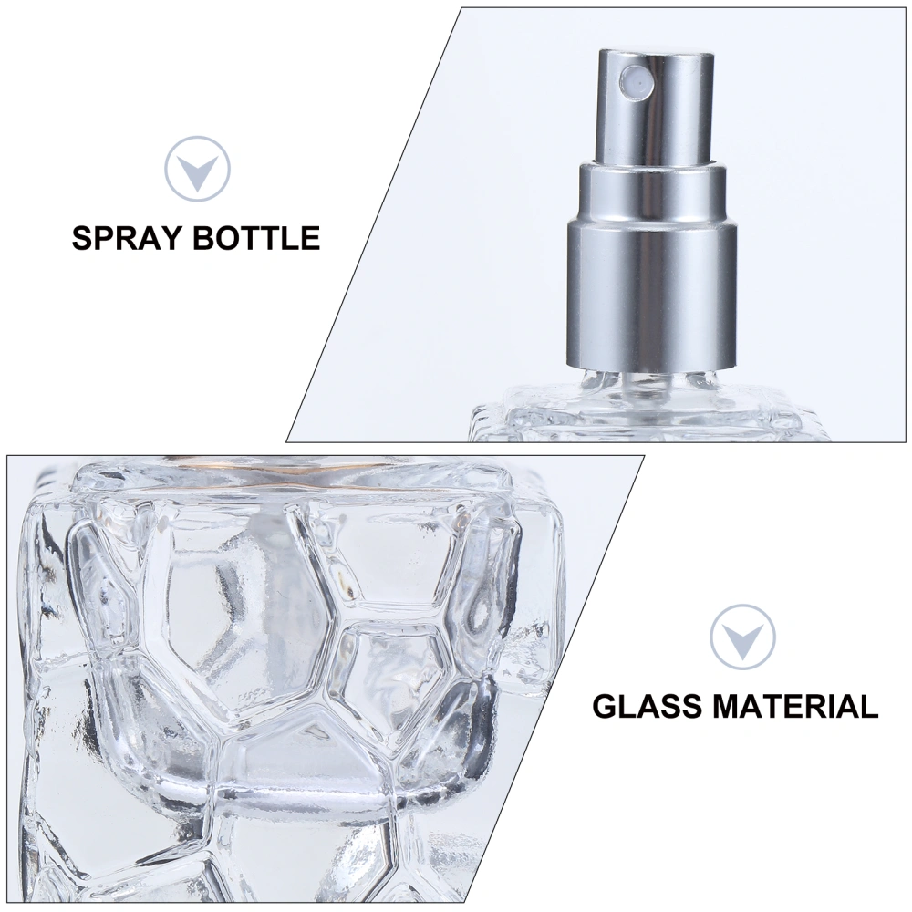 3pcs 10ML Mist Spray Bottles Refillable Perfume Bottle Glass Storage Bottle