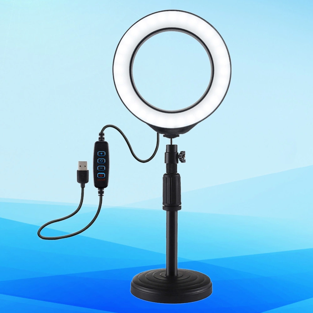 1 Set of 16CM Filling Lamp LED Ring Lamp Detachable Supplementary Light with Bracket