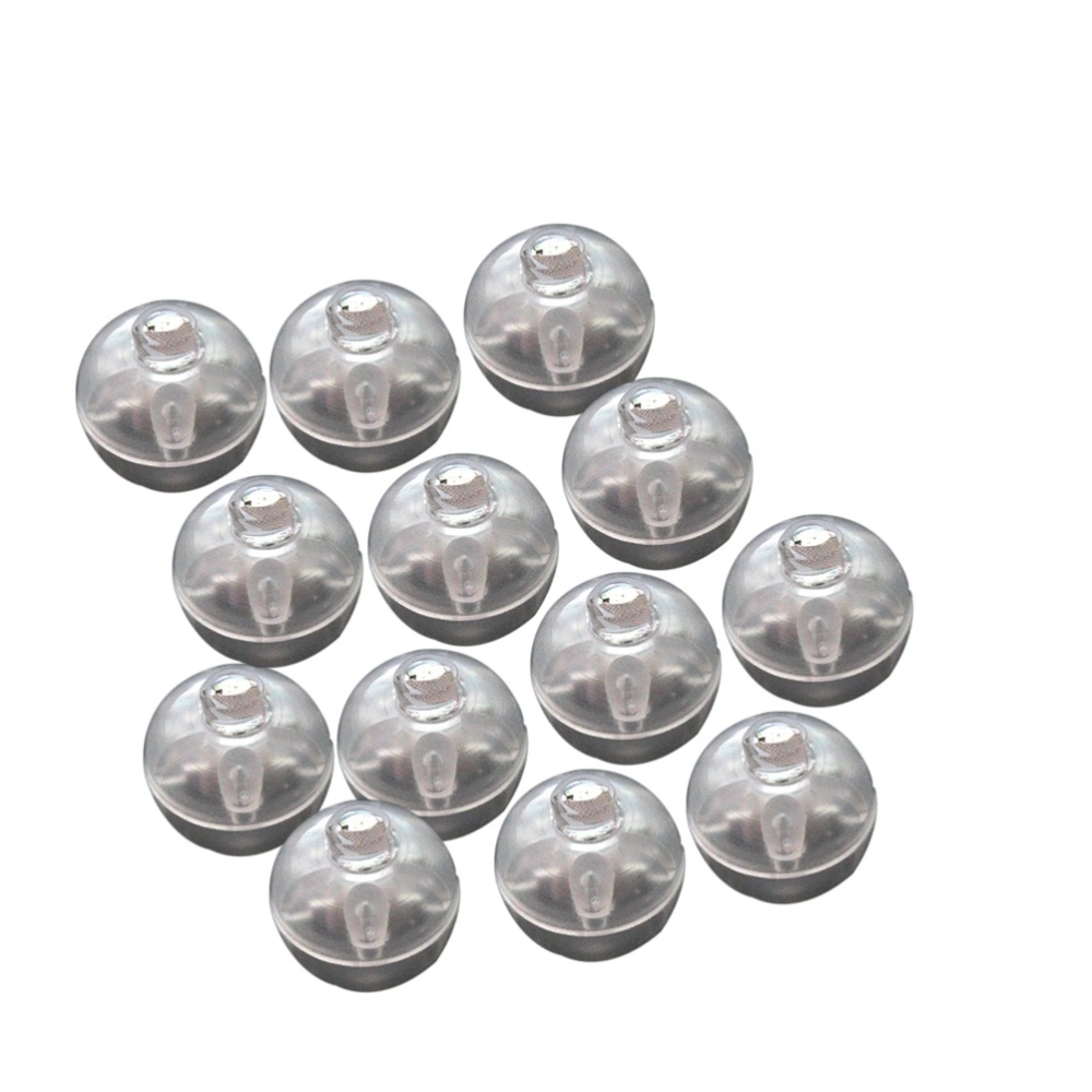 100 PCS Round LED Flash Ball Lamp Balloon Light Ornament Christmas Wedding Party Decoration (Colorful)