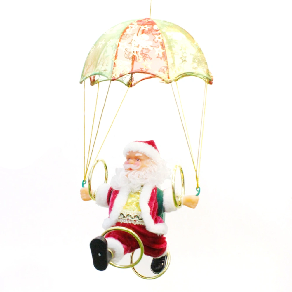 Sports Santa Claus Christmas Musical Figurine Figure Decoration Battery Operated