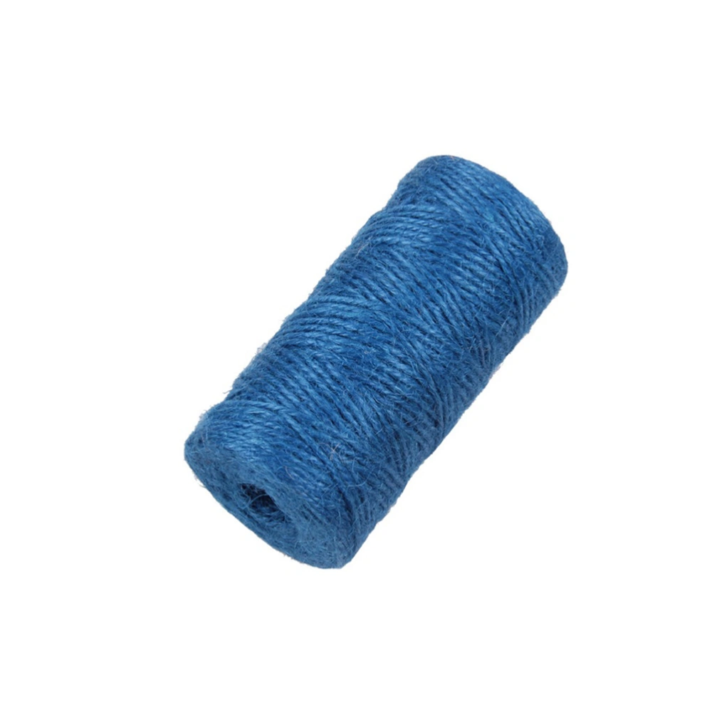 100M Hemp Rope Arts and Crafts Hemp Rope For Gifts DIY Crafts Festive Decoration Bundling and Gardening (Dark Blue)