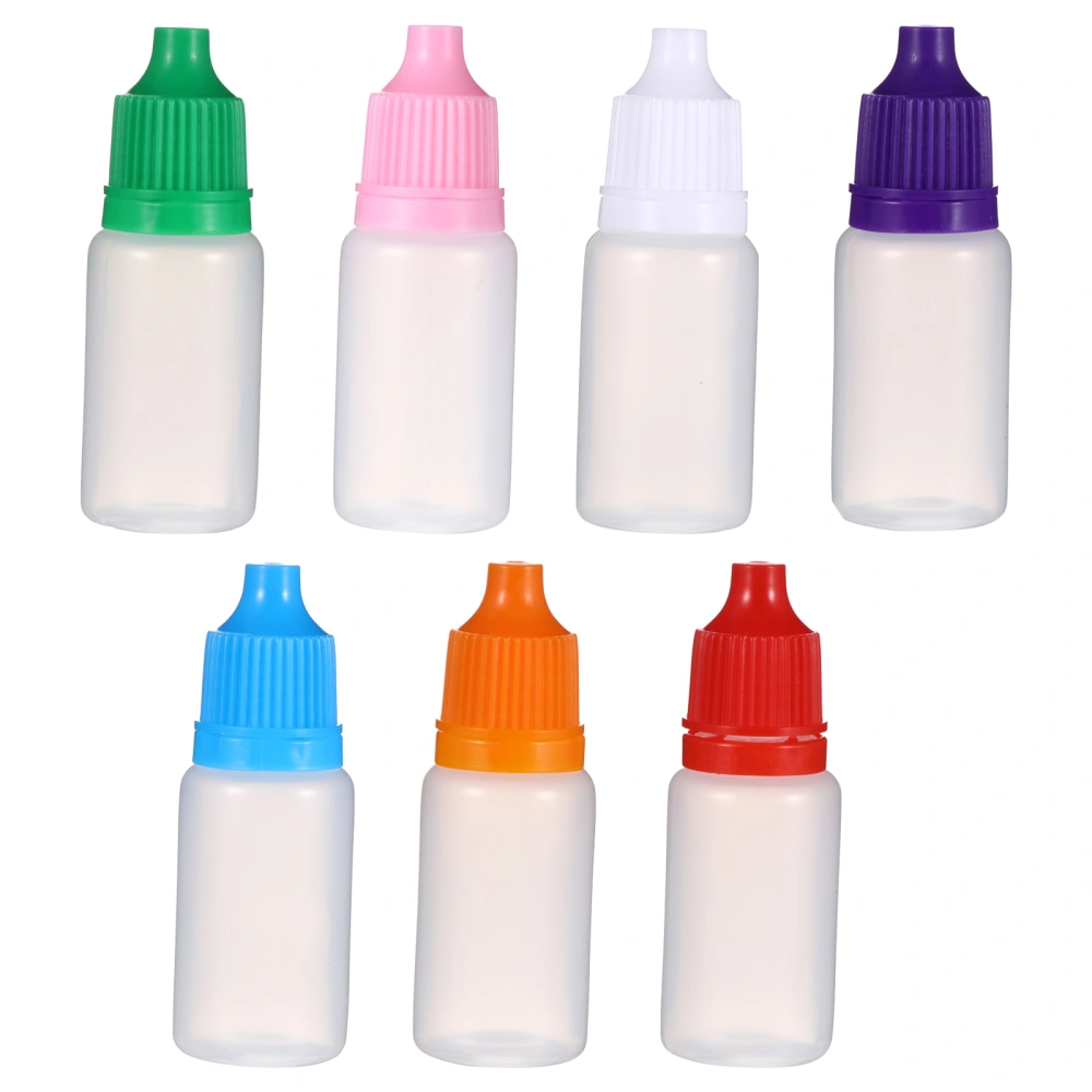 50pcs Eye Liquid Empty Dropper Bottles Translucent Squeezable Dropper Bottle