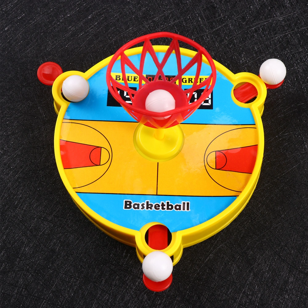 3 Pcs/1 Set Plastic Mini Finger Basketball Set Basketball Shooting Game Desktop Table Basketball Games Fun Sports Toy for Kids