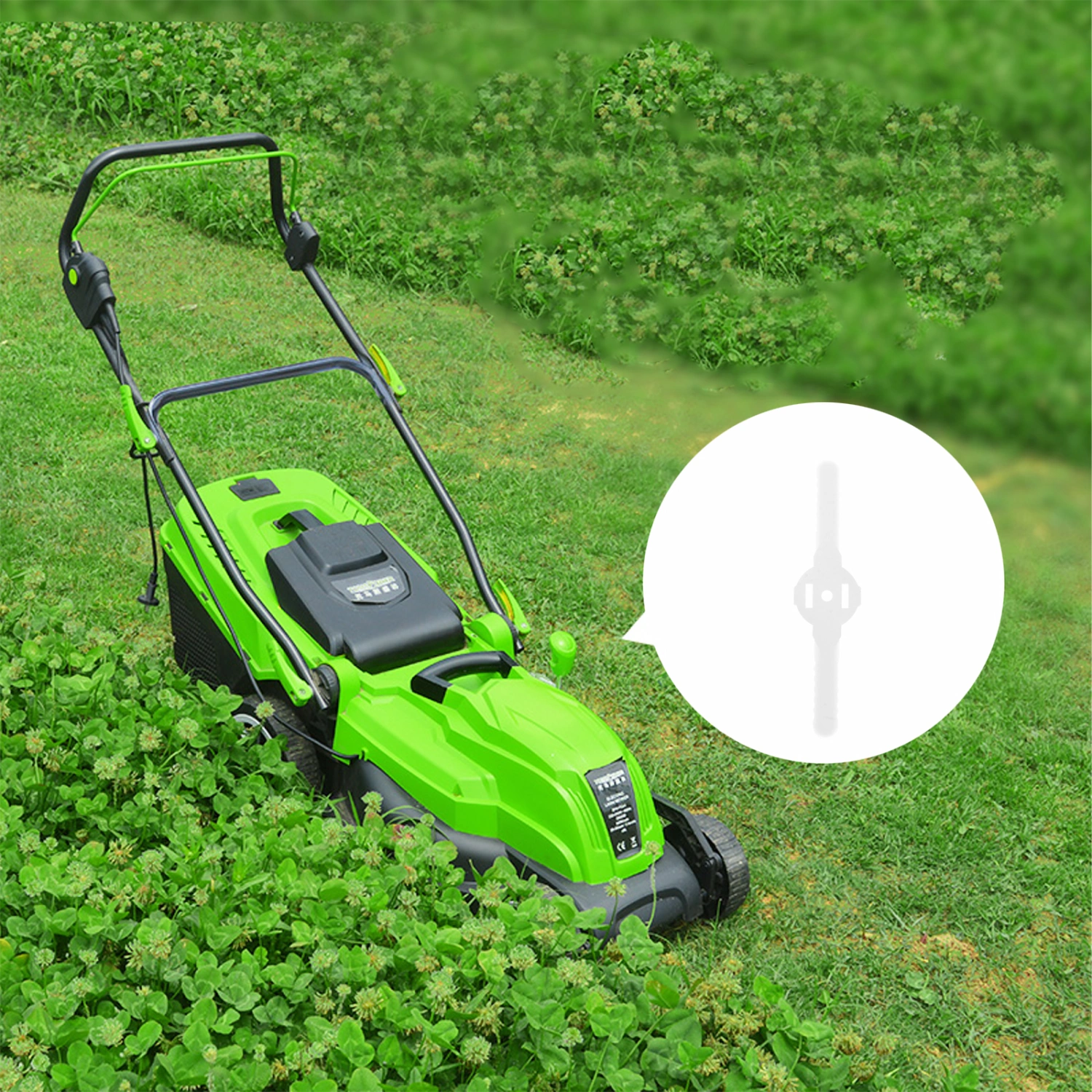 25Pcs Mower Blades Electric Mower Blades Lawn Grass Trimmer Accessories