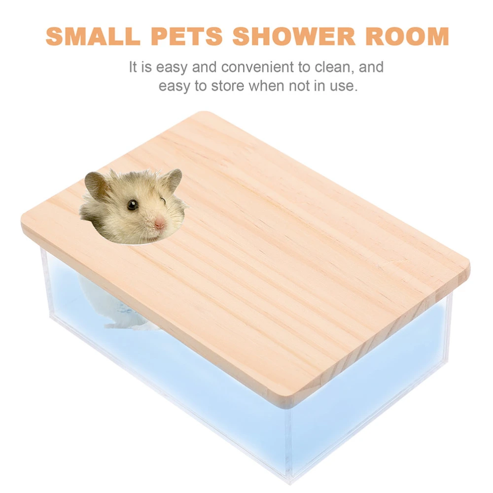 2Pcs Household Hamster Bathtub Delicate Chinchilla Bathtub Small Hamster Bathroom Hamster Accessory