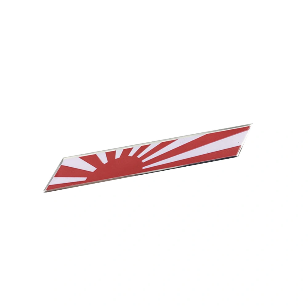 Metal Japanese Flag Car Sticker Decals Car Body Bumper Decal Decor (Number 4)