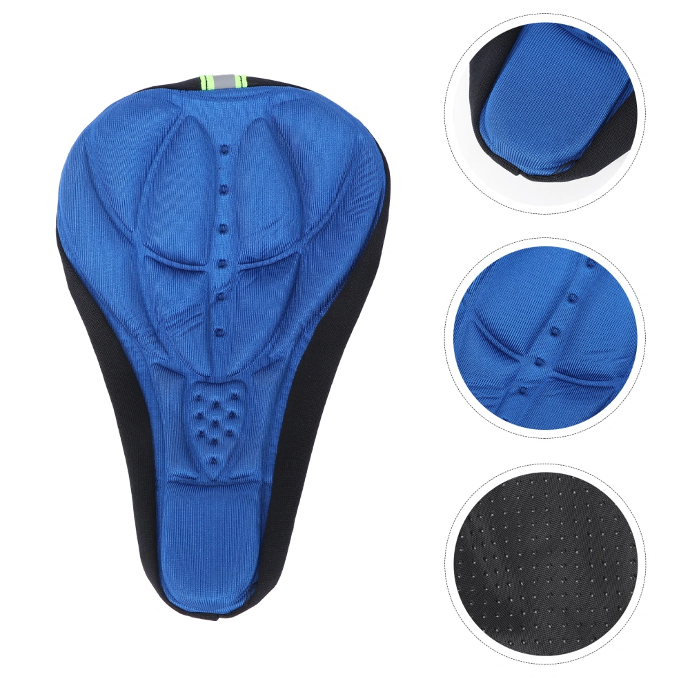 Comfy Cycling Gel Pad Seat Saddle Cover 3D Cushion (Blue)