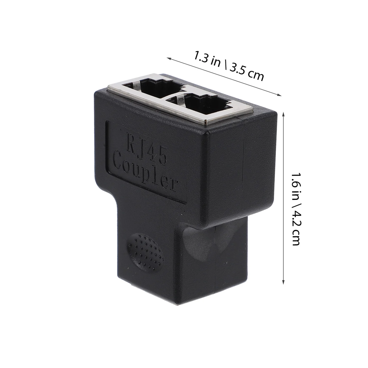 2pcs Ethernet Splitter Cable Adapter RJ45 Ethernet Cable Splitter Adapter
