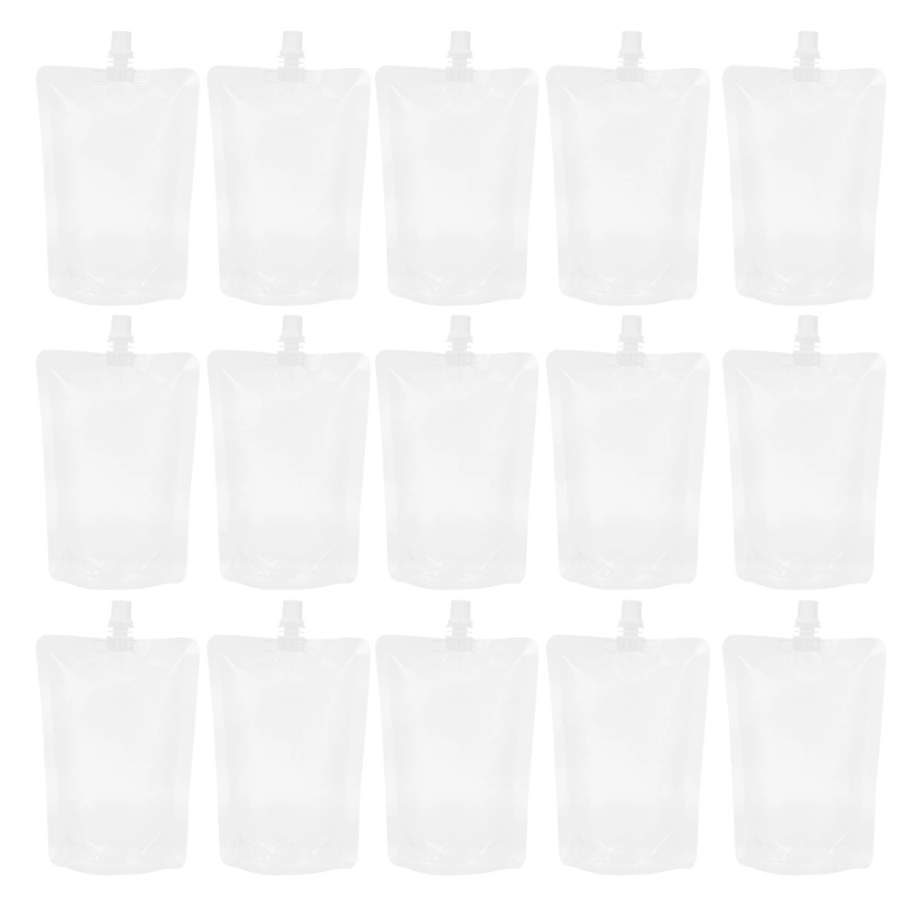 20Pcs  Practical Straw Bags Drinking Storage Pouches Plastic Stand Up Bags