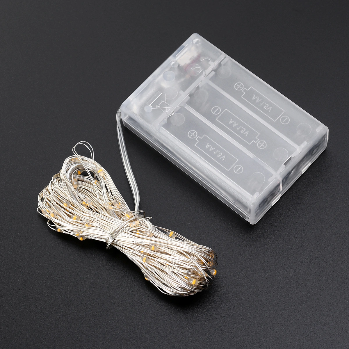 LEDMOMO 10M String Lights Waterproof 100-LED Lights String for Birthday Christmas Party Decoration (Warm White)