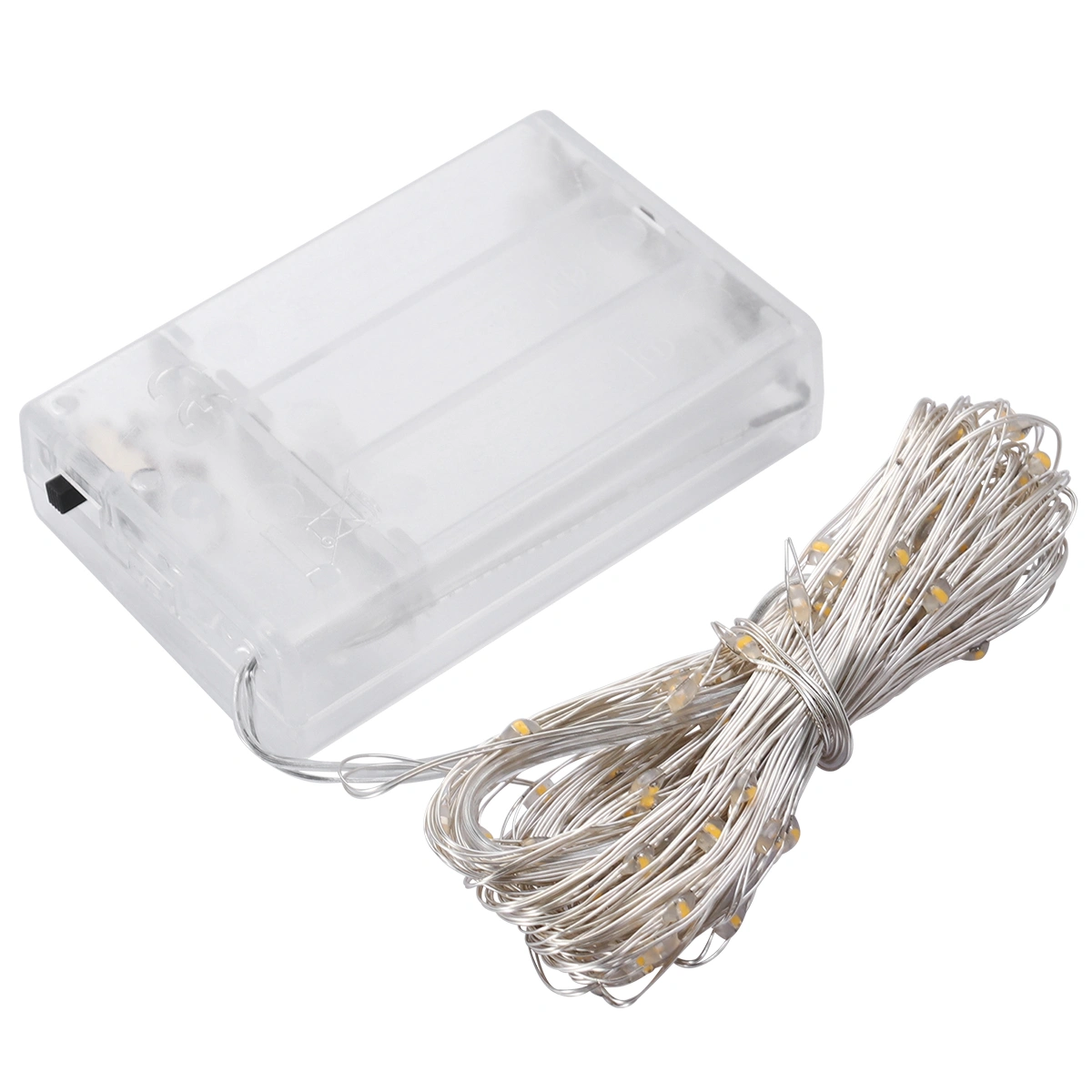 LEDMOMO 10M String Lights Waterproof 100-LED Lights String for Birthday Christmas Party Decoration (Warm White)