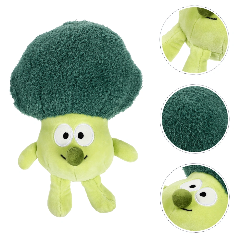 1pc Adorable Little Broccoli Plush Doll Toy Cartoon Broccoli Plush Doll