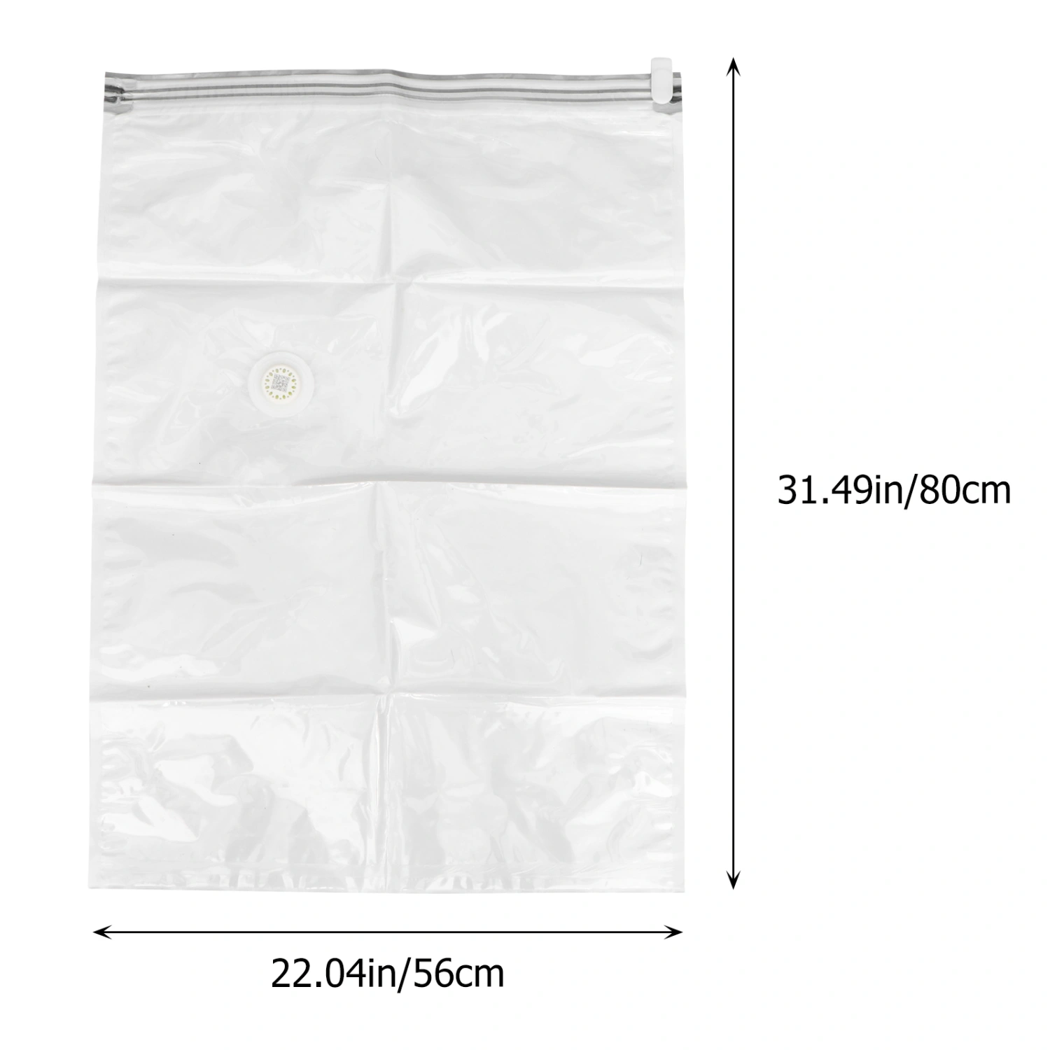 1Pc Thickened Vacuum Compression Bag Household Clothes Storage Bag (Transparent)