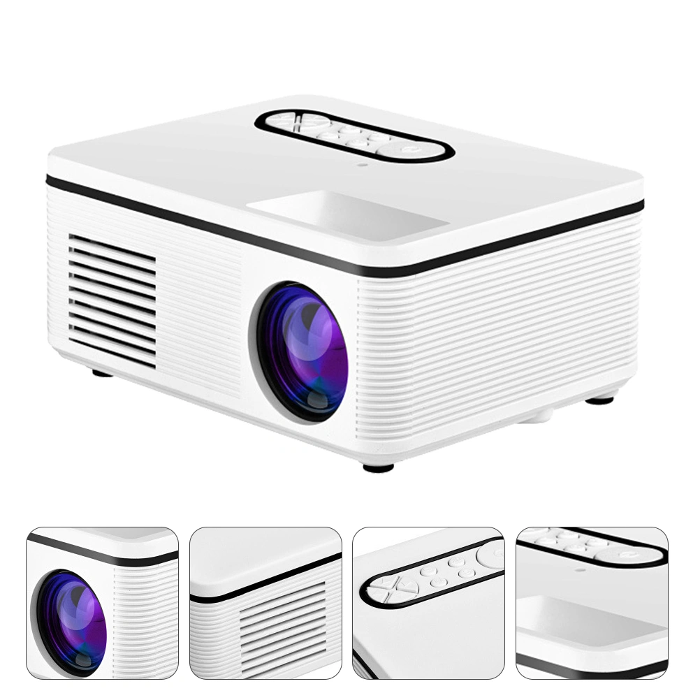 Mini Projector LED Projector Portable Home Cinema Media Player Equipment EU Plug