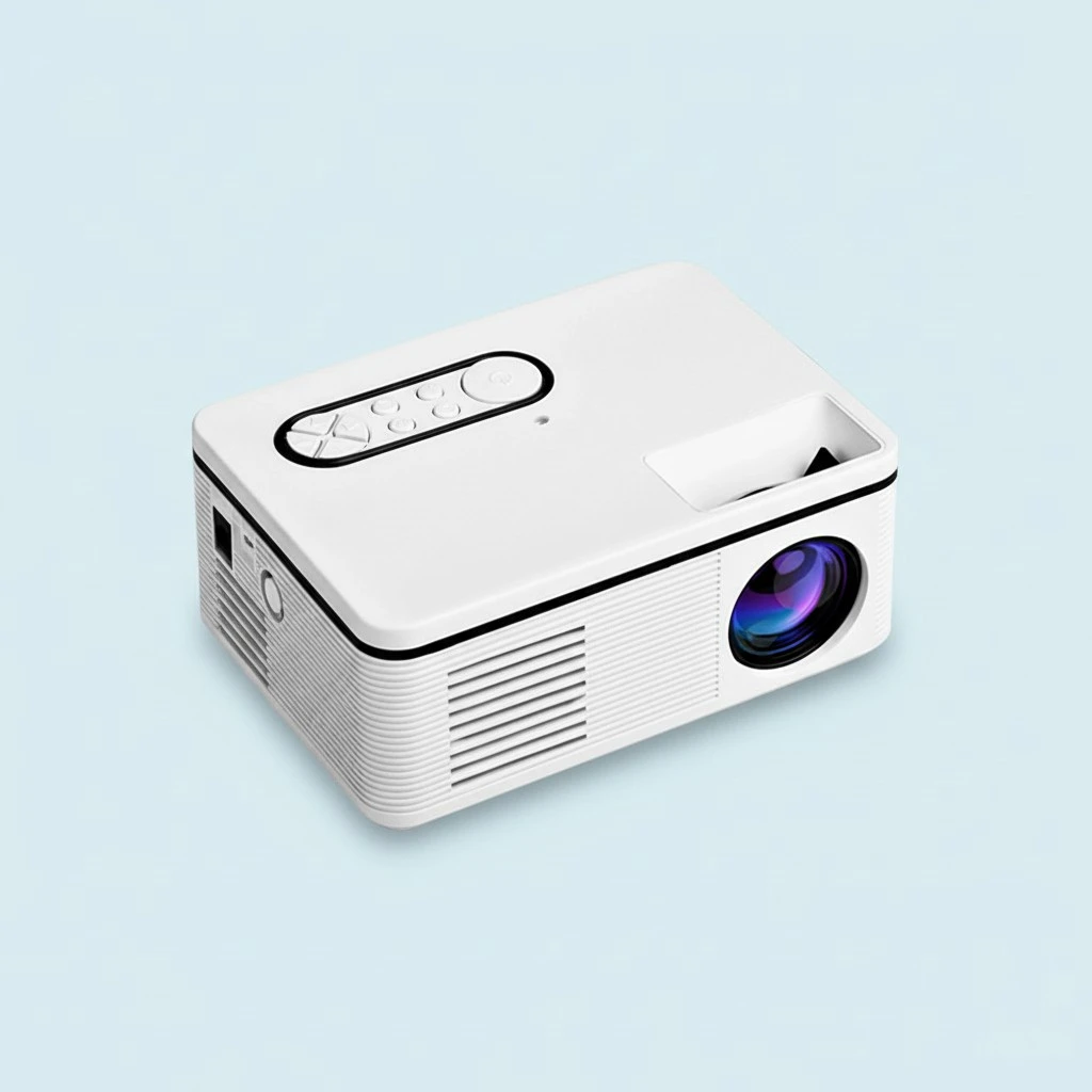 Mini Projector LED Projector Portable Home Cinema Media Player Equipment EU Plug