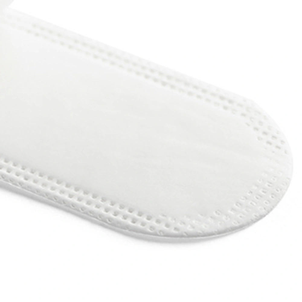 12pcs Neck Sweat Pad Disposable Collar Sweat Pads Self-adhesive Sweat Perspiration Pads (White)