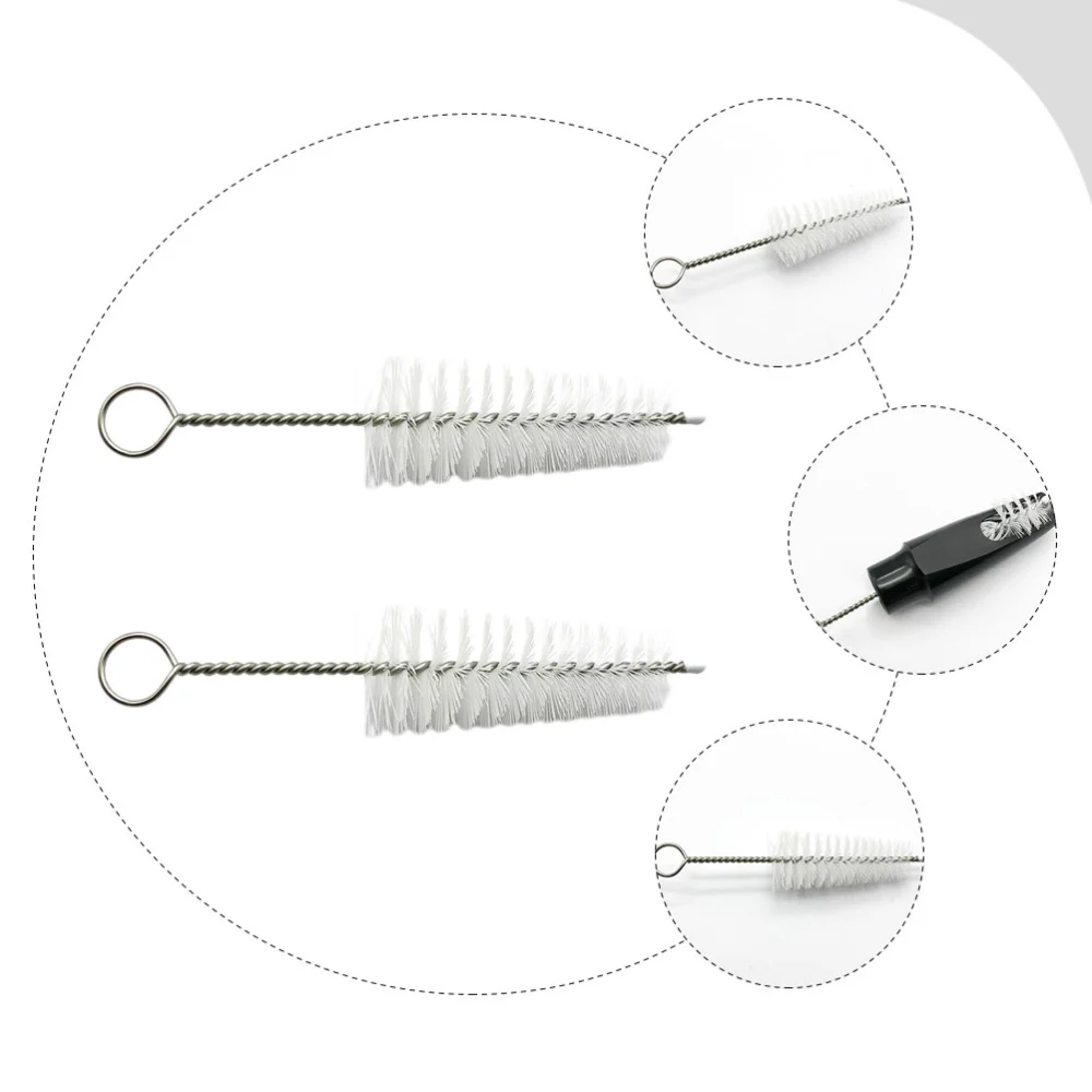 2pcs Practical Saxophone Sound Hole Brushes Mouthpiece Cleaning Brushes