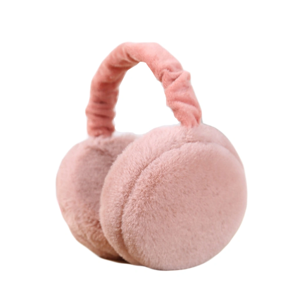 Foldable Earmuffs Ear Warmers Unisex Winter Warm Ear Covers (Pink)