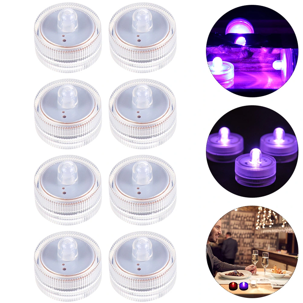 12pcs Led Waterproof Candle Lamps Fish Tank Lights Diving Lights LED Tea Lights