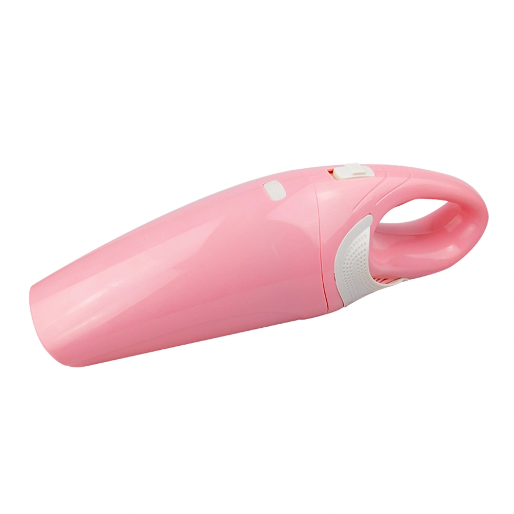 USB Charging Mini Handheld Duster Dirt Collector Vacuum Cleaner Dust Cleaner Wet And Dry Dual Use for Car R-6054 (Pink)