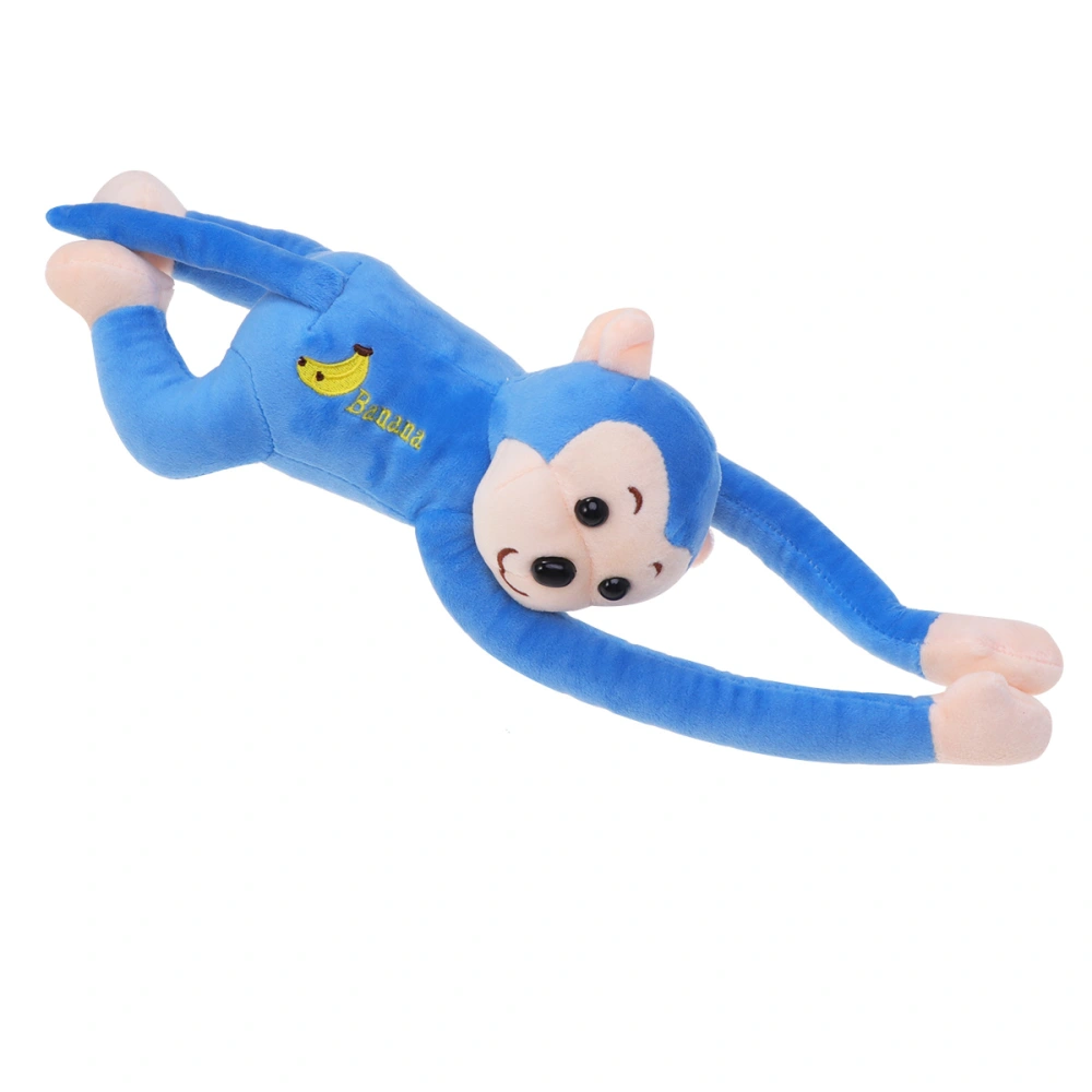 Lovely Long Arm Monkey Doll Plush Monkey Toy Long Arm Monkey Plush Toy Monkey Toy for Kids Children (Blue)