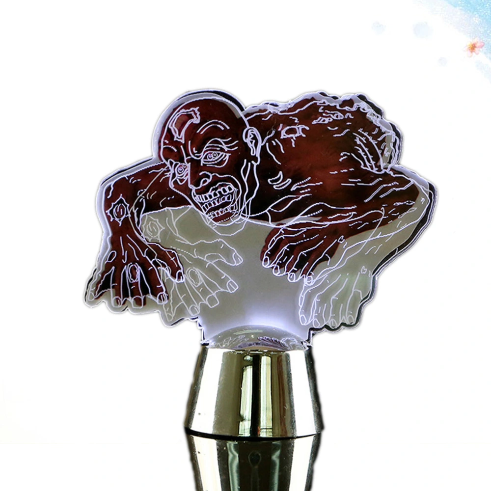 3D Zombie Design LED Acrylic Table Lamp Light Colorful Changing Rocker Switch Desk Lamp Night Light Home Bedroom Decor