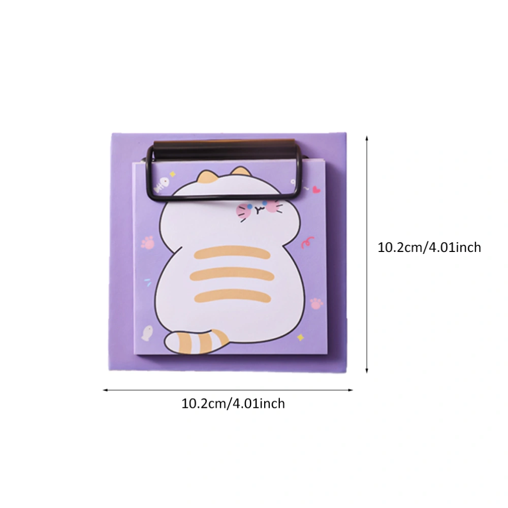 3pcs Non-sticky Memo Cartoon Notepads Clipboard Schedule Notepads for Students