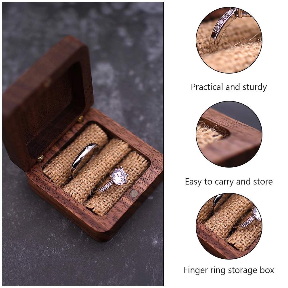 Proposal Ring Case Jewelry Storage Box Jewelry Holder Decorative Ring Box