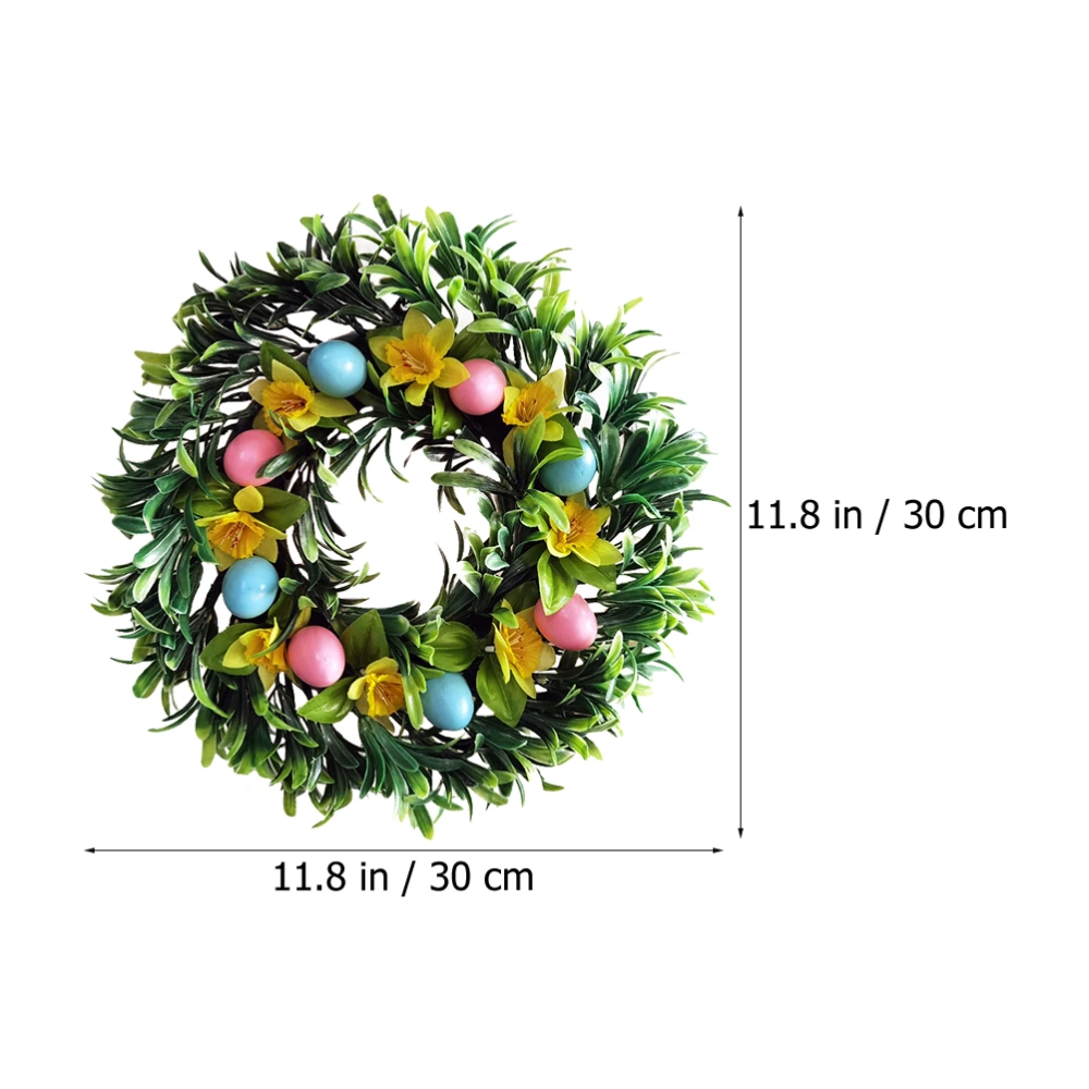 Easter Wreath Pendant Creative Easter Hanging Decor Festival Door Window Decor