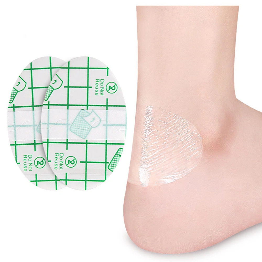 20Pcs Invisible Heel Sticker Anti-abrasion Paster Feet Protector (Transparent)