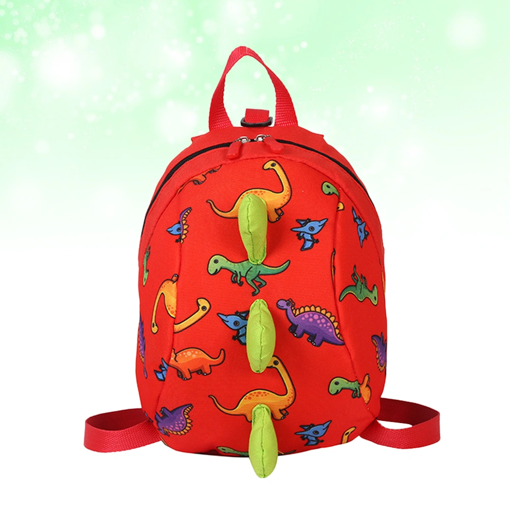 Portable Children Backpack Kids Backpack Mini Bag Bookbag Fashion Travel Student School Bag (Red)