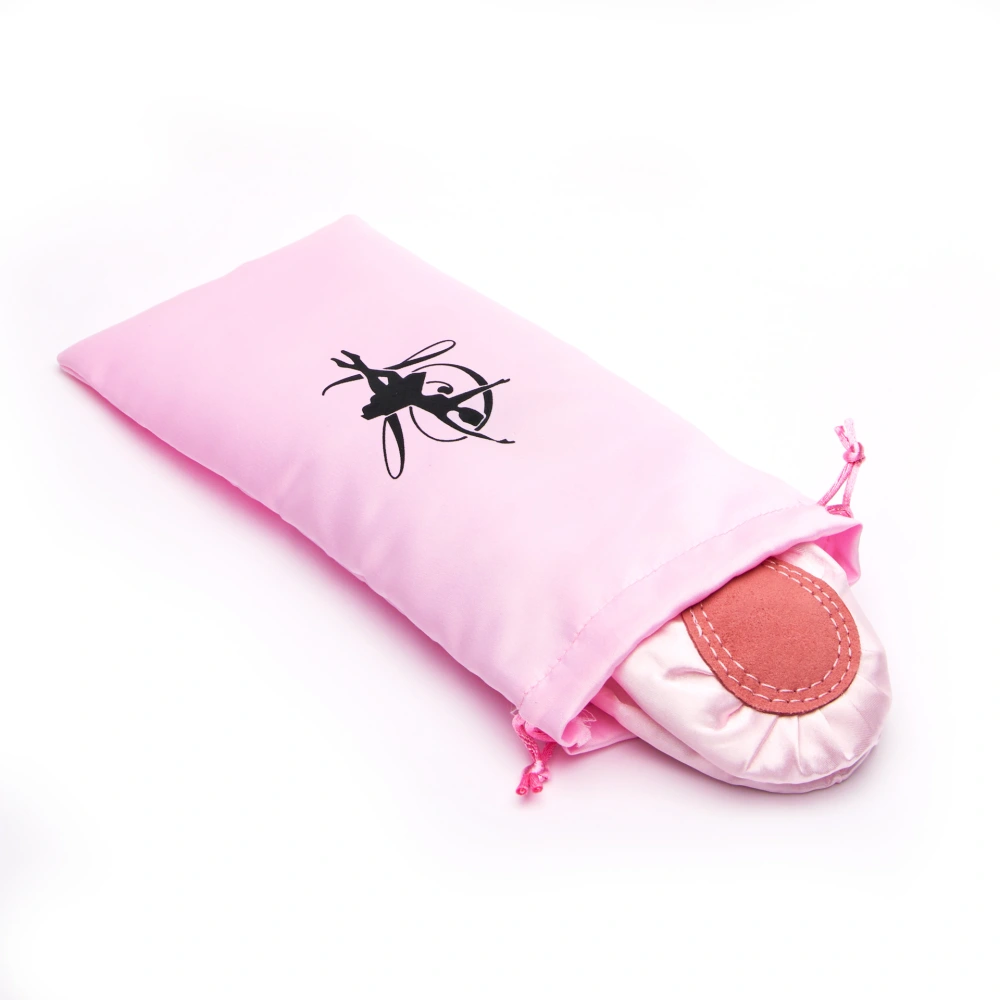 2Pcs Dance Shoe Bags Drawstring Ballet Shoes Bag Portable Dance Shoe Storage Bag